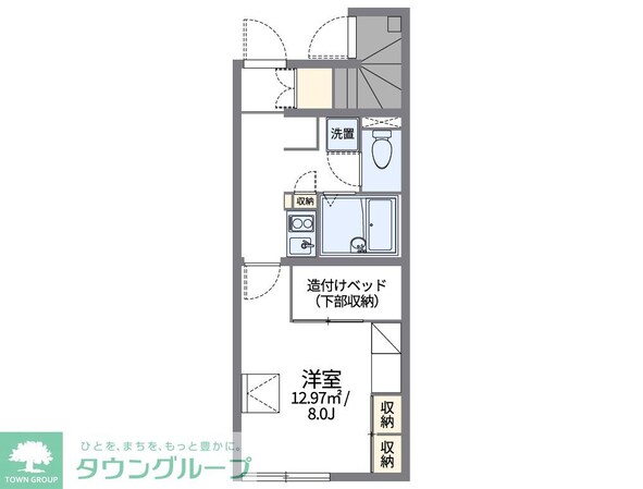 レオパレスDEARESTの物件間取画像